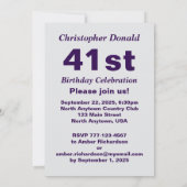 Verjaardagsfeest van de Duitse herder Kaart (Achterkant)