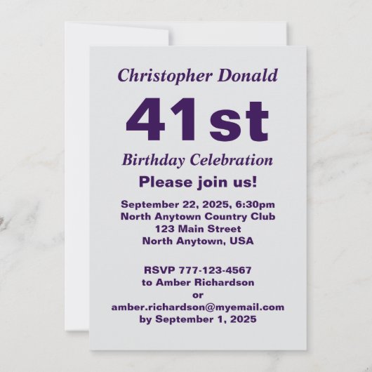 Verjaardagsfeest van de Duitse herder Kaart (Achterkant)