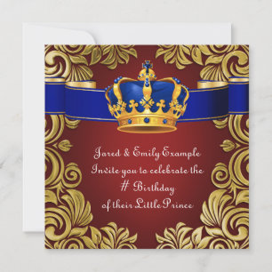 Verjaardagsfeest van de Koninklijke Kroonprins Kaart