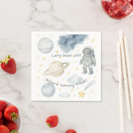 Verjaardagsfeest van de kosmische ruimte | Rakette Servet