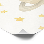 Verjaardagsfeest van de kosmische ruimte | Rocket Perfect Poster (Hoek)