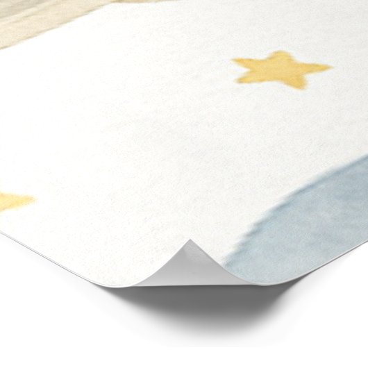 Verjaardagsfeest van de kosmische ruimte | Rocket  Poster (Hoek)