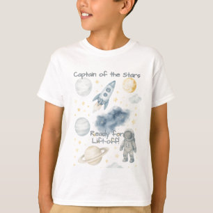 Verjaardagsfeest van de kosmische ruimte   Rocket  T-shirt