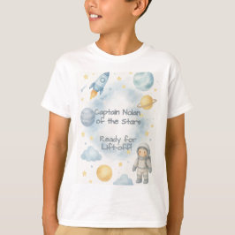 Verjaardagsfeest van de kosmische ruimte | Rocket  T-shirt