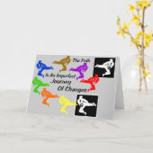 Verjaardagsfeest van de Martial Arts Boys Kaart (Gele Bloem)