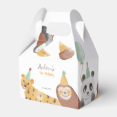 verjaardagsfeest van de partij bedankdoosjes (Achterkant)