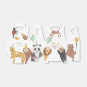 verjaardagsfeest van de partij bedankdoosjes (Uitgevouwen)