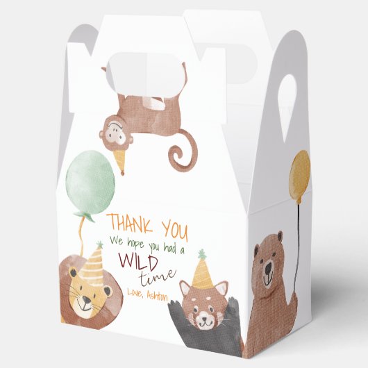 verjaardagsfeest van de partij bedankdoosjes (Geopend)