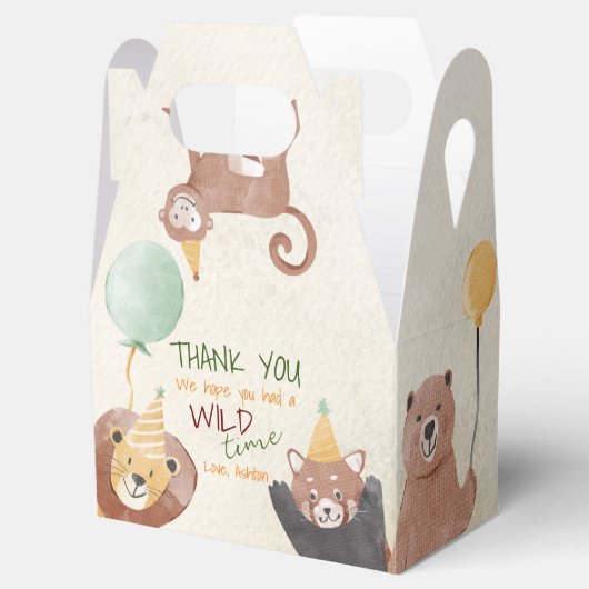 verjaardagsfeest van de partij bedankdoosjes (Geopend)