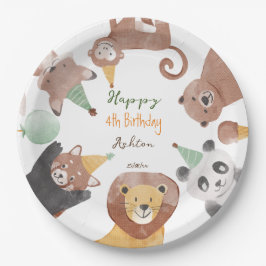 verjaardagsfeest van de partij papieren bordje