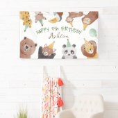 verjaardagsfeest van de partij spandoek (Insitu)