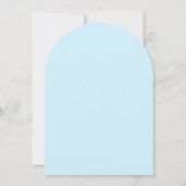 Verjaardagsfeest van de Schattigee blauwe vinvis Kaart (Achterkant)