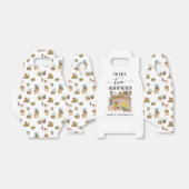 Verjaardagsfeest van de waterverf Bloemenmarkt Bedankdoosjes (Uitgevouwen)