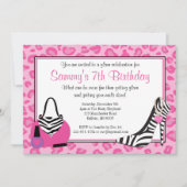 Verjaardagsfeest van Diva Glam Kaart (Voorkant)