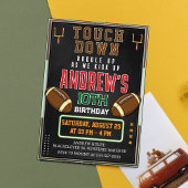 Verjaardagsfeest van het Amerikaanse Football Kaart