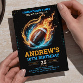 Verjaardagsfeest van het Amerikaanse Football Kaart