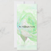 Verjaardagsfeest van het Iers Roos! Uitnodiging (Achterkant)