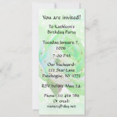 Verjaardagsfeest van het Iers Roos! Uitnodiging (Voorkant)