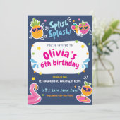 Verjaardagsfeest van het Kind Kaart (Staand voorkant)