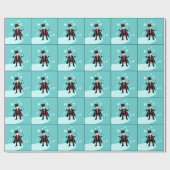 verjaardagsfeest van het kind van Magicië Cadeaupapier (Vlak)