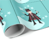 verjaardagsfeest van het kind van Magicië Cadeaupapier (Rol Hoek)