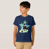 verjaardagsfeest van het kind van Magicië T-shirt (Voorkant volledig)