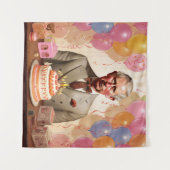 Verjaardagsfeest van Koning Charles III Wandkleed (Voorkant (horizontaal))