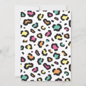 Verjaardagsfeest van Mod Party Animals Kind Kaart (Achterkant)