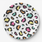 Verjaardagsfeest van Mod Party Animals Kind Papieren Bordje (Voorkant)