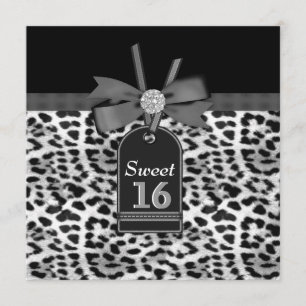 Verjaardagsfeest van Snow Leopard Kaart