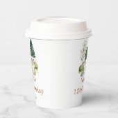 Verjaardagsfeest van Woodland Wolf Papieren Bekers (Links)