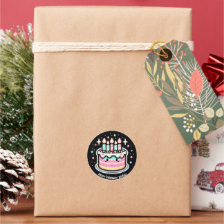 Verjaardagsfeest Verpersoonlijkte Stickers