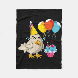 Verjaardagsfeest Viering Cupcake Grappige Boerderi Fleece Deken