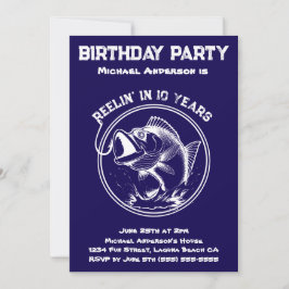 verjaardagsfeest-vis kaart