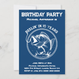 verjaardagsfeest-vis kaart