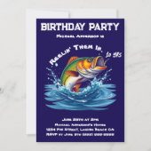 verjaardagsfeest-vis kaart (Voorkant)