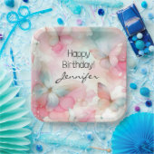 Verjaardagsfeest vlinderpapier Bord (Feest)