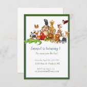 verjaardagsfeest voor baby kaart (Voorkant / Achterkant)