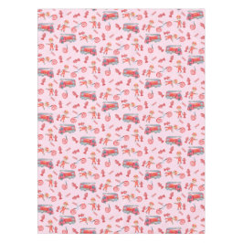 Verjaardagsfeest voor brandweermannen tafelkleed