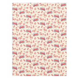 Verjaardagsfeest voor brandweermannen tafelkleed