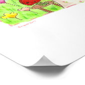 verjaardagsfeest voor bug en bunny poster (Hoek)