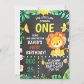 Verjaardagsfeest voor de Leeuwenjongen Kaart (Voorkant)