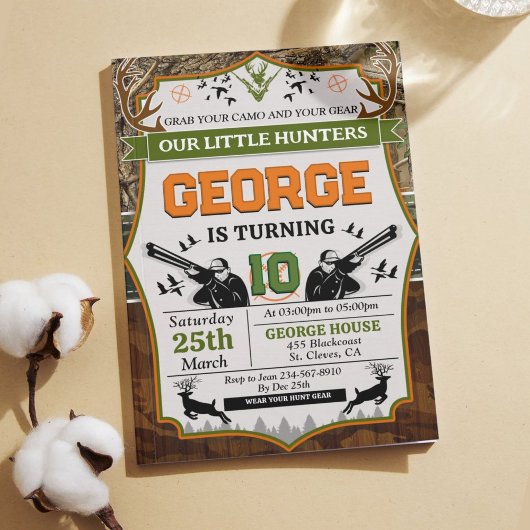 Verjaardagsfeest voor Deer Hunter Kaart