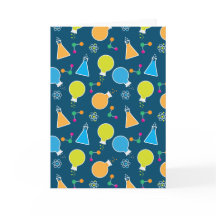 Verjaardagsfeest voor gekke wetenschapswetenschapp