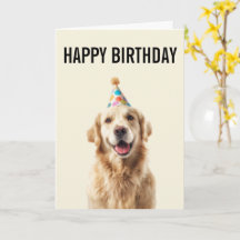 Verjaardagsfeest voor Golden Retriever