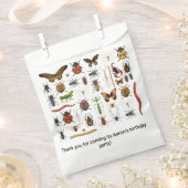 Verjaardagsfeest voor insecten bedankzakje (Geknipt)