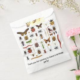 Verjaardagsfeest voor insecten bedankzakje