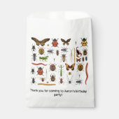 Verjaardagsfeest voor insecten bedankzakje (Voorkant)