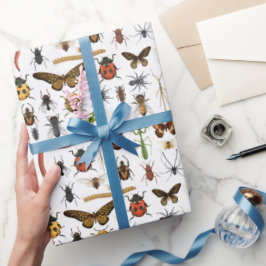 Verjaardagsfeest voor insecten cadeaupapier