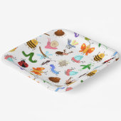 Verjaardagsfeest voor insecten papieren bordje (Gebogen)